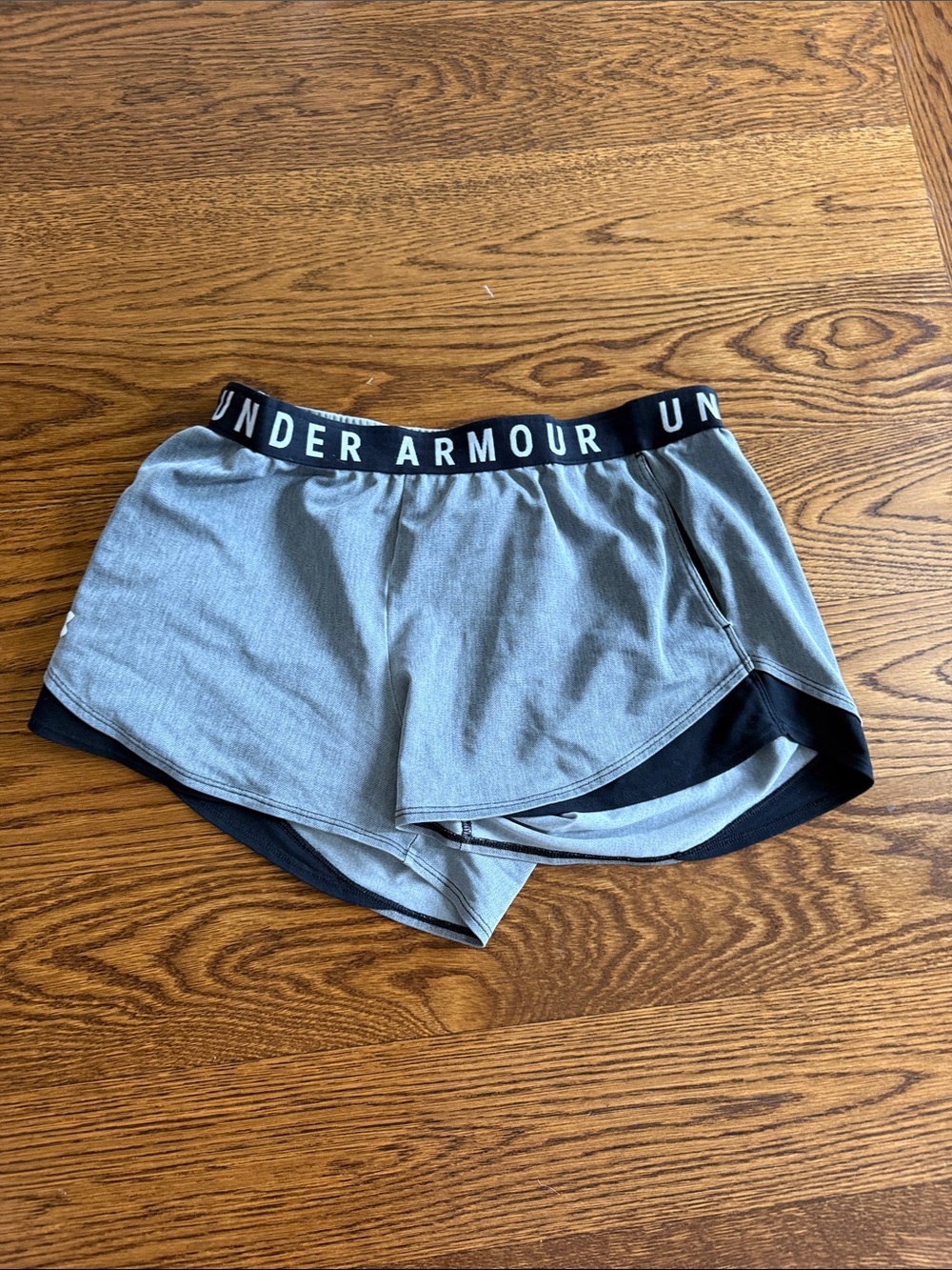 Under Armour Gray Boxer Briefs with Black Waistband